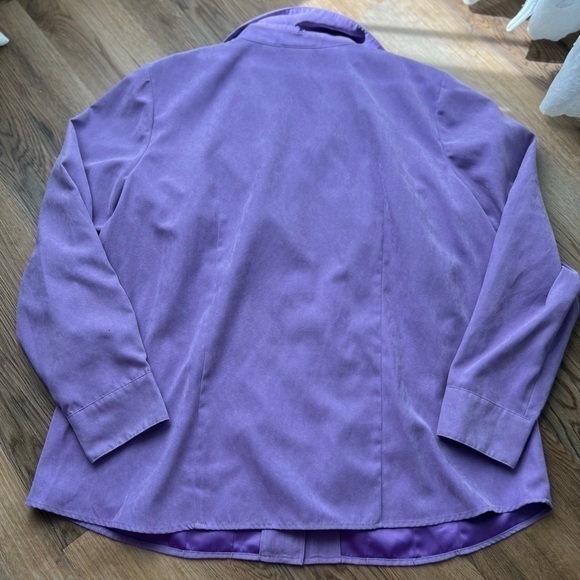 Talbots‎ Purple Button up Shacket - Picture 9 of 10